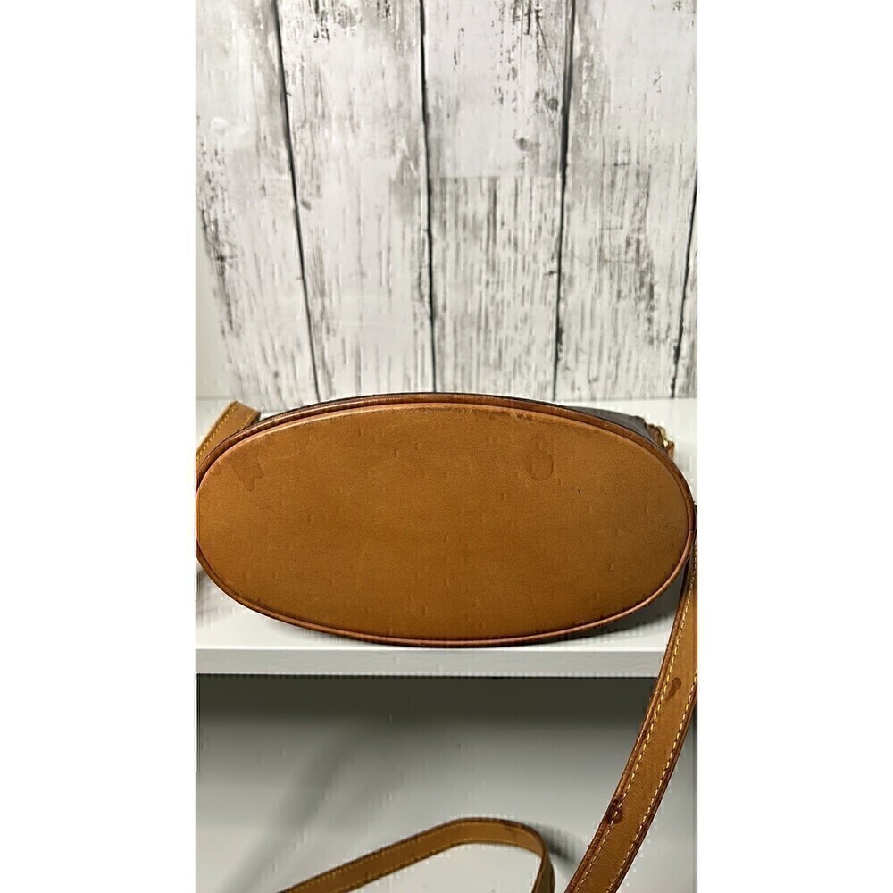 Louis Vuitton Brown Drouot Monogram Canvas Crossbody Bag - Picture 9 of 12